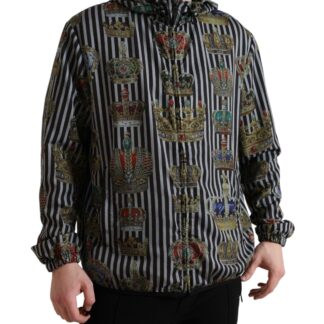 Dolce & Gabbana Multicolor Techno Fabric Windbreaker Jacket