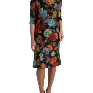 Dolce & Gabbana Elegant Floral Shift Sleeveless Mini Dress