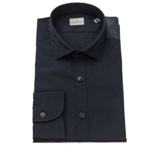 Baldinini Trend Gray Cotton Men Shirt