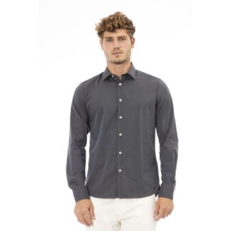 Baldinini Trend Green Cotton Men Shirt