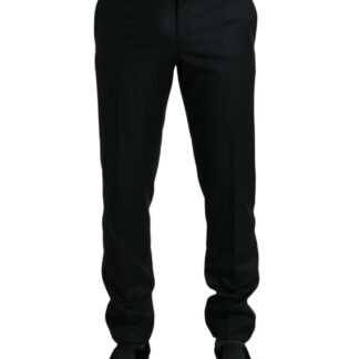 Dolce & Gabbana Elegant Casual Black Straight Pants