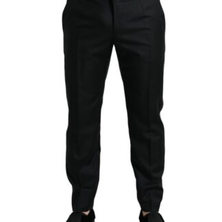 Dolce & Gabbana Elegant Slim Fit Wool Dress Pants