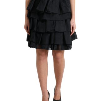 Dolce & Gabbana Elegant Tweed High-Waist Mini Skirt