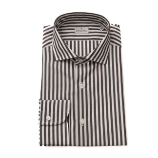 Aquascutum Classic Striped Cotton Shirt in Light Blue