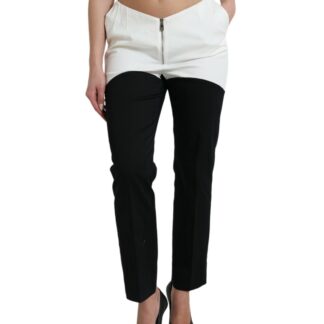 Dolce & Gabbana Elegant High Waist Tapered Wool Pants