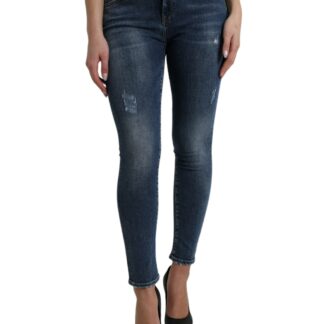 Dolce & Gabbana Chic Black Mid-Waist Stretch Jeans