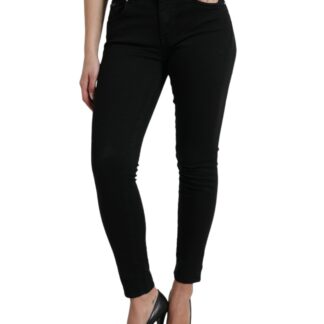 Dolce & Gabbana Elegant High Waist Stretch Denim Jeans