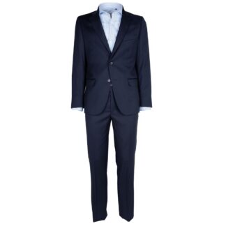 Dolce & Gabbana Elegant Silver Slim Fit Wool-Silk Suit