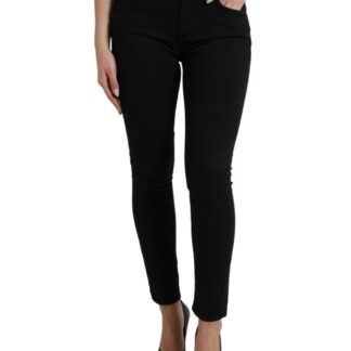 Dolce & Gabbana Chic Boyfriend Mid-Waist Stretch Jeans