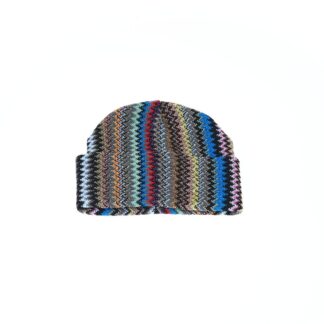 Alpha Studio Blue Merino Wool Men Hat