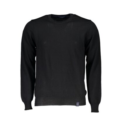 North Sails Black Fabric Men Sweater