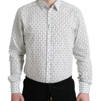 Dolce & Gabbana Elegant Black Slim Fit Dress Shirt