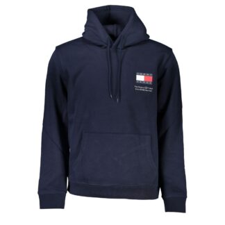 Tommy Hilfiger Chic Gray Fleece Hooded Sweatshirt for Men