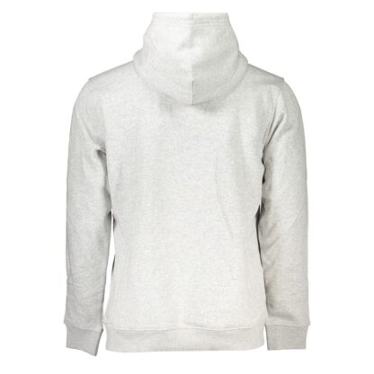 Tommy Hilfiger Chic Gray Fleece Hooded Sweatshirt for Men