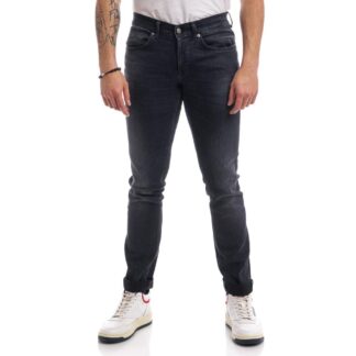 Dondup Elegant Grey Stretch Icon Jeans