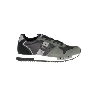 Blauer Chic Contrast Lace-Up Sneakers