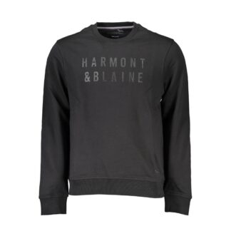 Harmont & Blaine Elegant Blue Crew Neck Sweatshirt