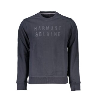 Harmont & Blaine Elegant Blue Crew Neck Sweater