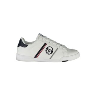 Sergio Tacchini Sleek Black Lace-up Sneakers with Contrast Detailing