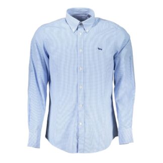 Harmont & Blaine Elegant Blue Long Sleeve Cotton Shirt