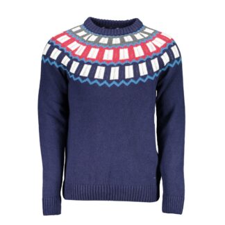 Harmont & Blaine Elegant Blue Crew Neck Sweater