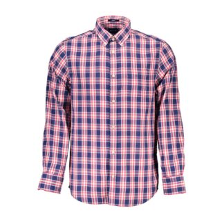 Gant Elegant Blue Cotton Button-Down Shirt