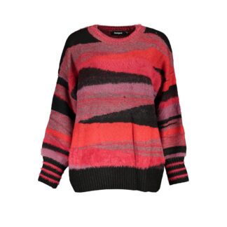 Desigual High Neck Contrast Detail Sweater