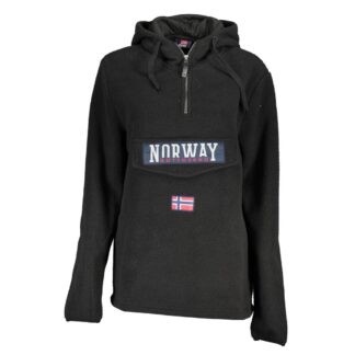 Norway 1963 Chic Purple Hooded Sweatshirt with Unique Detailing