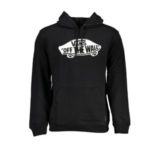 Vans Sleek Black Hooded Zip Sweatshirt