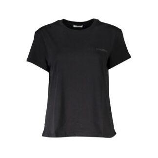 Patrizia Pepe Chic Embroidered Crew Neck Tee