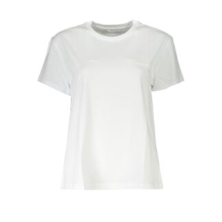 Patrizia Pepe Chic Rhinestone Crew Neck Tee