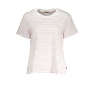 PINKO Chic Asymmetric Cotton Top with Logo Detail