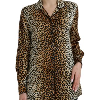 Dolce & Gabbana Elegant Silk Blend Long Sleeve Blouse