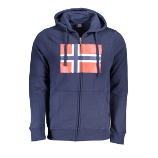 Norway 1963 Sleek Gray Hooded Fleece Sweatshirt