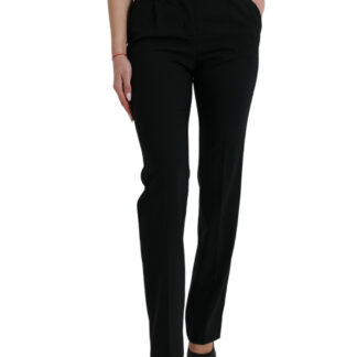 PINKO Elegant High-Waist Crepe Trousers