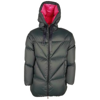 Centogrammi Elegant Blue Feather Down Jacket