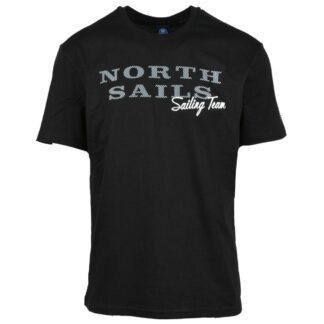 North Sails Elegant White Cotton Tee with Chest Print