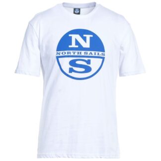 North Sails Elegant White Cotton Logo Tee