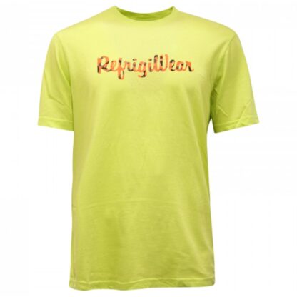 Refrigiwear Sunshine Yellow Logo Crew-Neck Tee