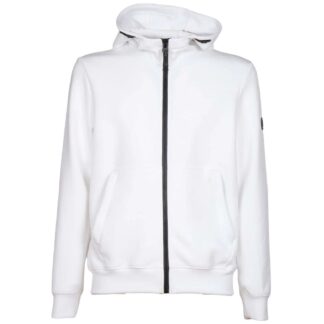 People Of Shibuya Sleek Blue Technical Fabric Hoodie