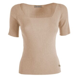 Baldinini Trend Beige Cashmere Women Sweater