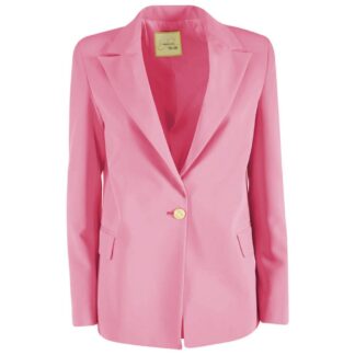 Yes Zee Elegant Pink Nylon Classic Jacket