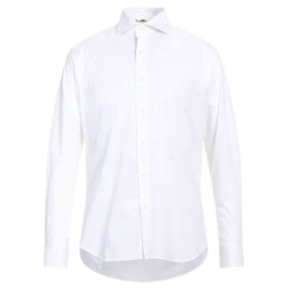 Bagutta White Cotton Men Shirt