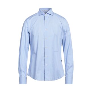 Baldinini Trend Gray Cotton Men Shirt