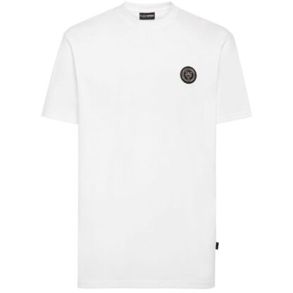 Plein Sport Sleek Cotton Tee with Signature Detailing