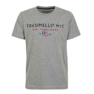 Fred Mello Classic White Crewneck Cotton Tee