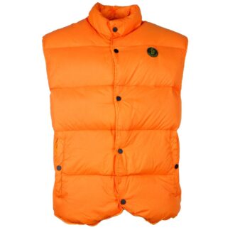 Centogrammi Chic Duck Down Padded Nylon Vest in Green