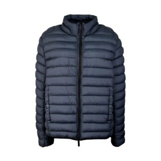 Centogrammi Sleek Blue Nylon Down Jacket