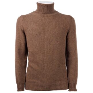 Emilio Romanelli Elegant Men's Cashmere Turtleneck Sweater