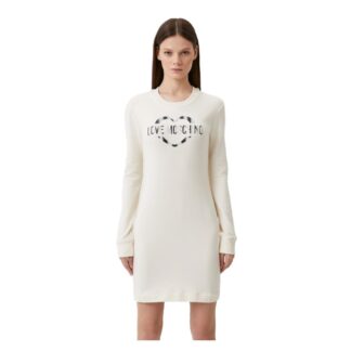 Cavalli Class White Cotton Women Dress